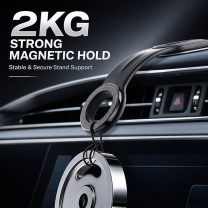 Magnetic car phone holder with 2KG strong magnetic hold