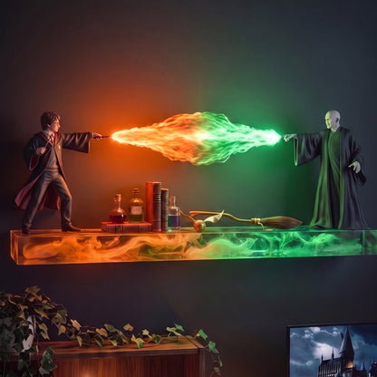 🎄Last Day 49% OFF🎁Rechargeable LED Magic Duel Wall-Mounted Display Stand
